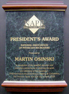 NAPR President's Award, 2006 NAPR President's Award, 2006